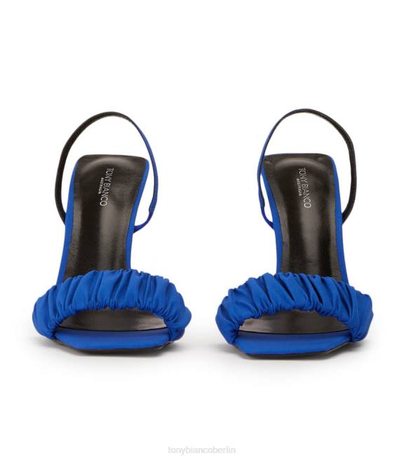Stöckelschuhe| de Tony Bianco Frauen Nixon-Heels azurblauer Krepp 462475